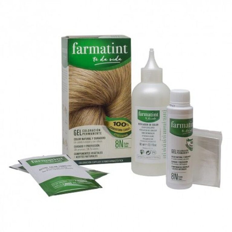 Farmatint 8N Rubio Claro Tinte capilar permanente 150ml Farmacia Viñamata