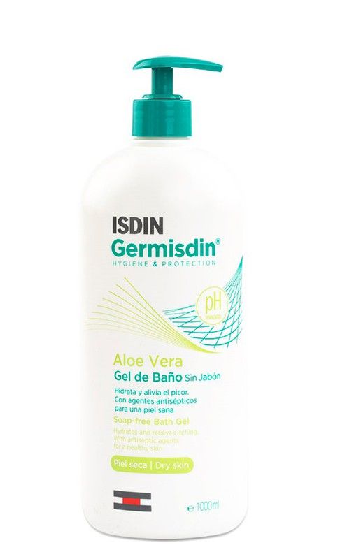 Isdin Germisdin Higiene Corporal Piel Seca 1000ml gel con Aloe Vera