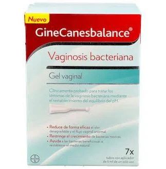 GineCanesbalance Gel Vaginal, caja de 7 tubos de 5ml