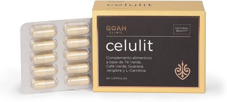 GOAH Clinic Celulit 60 cápsulas, complemento alimenticio para el control de peso y la silueta