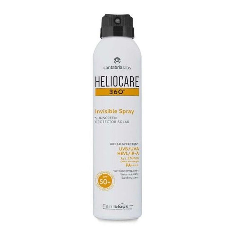 Heliocare 360º Invisible Spray SPF50 200ml en formato spray transparente