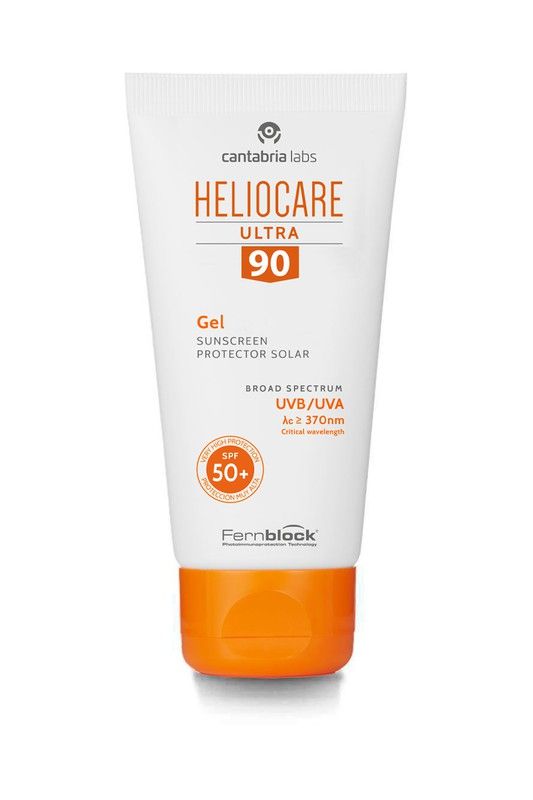 Heliocare Ultra 90 Gel SPF 50 - fotoprotector facial para piel mixta o grasa