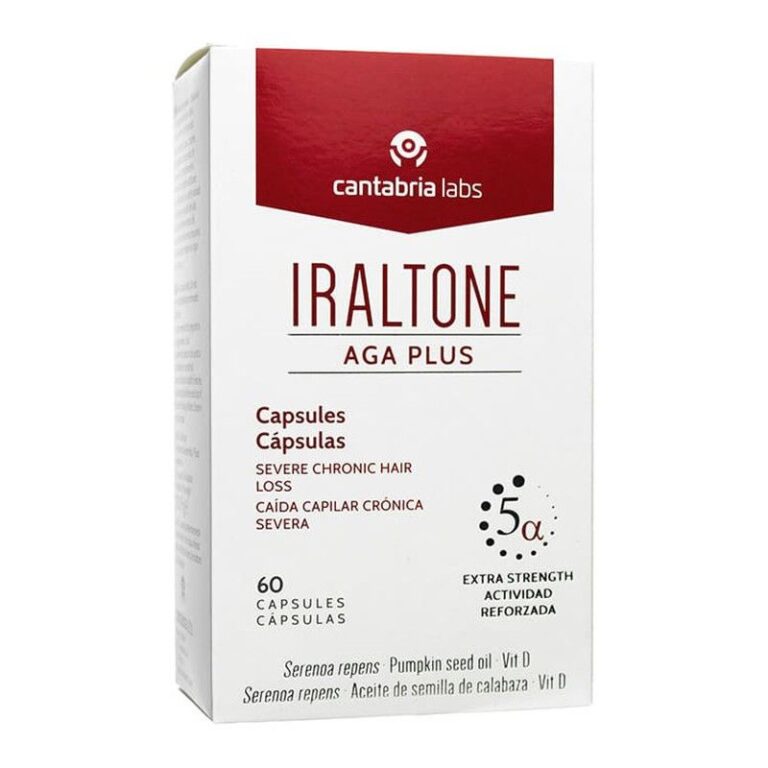 Iraltone AGA Plus complemento para alopecia androgenética 60 cápsulas