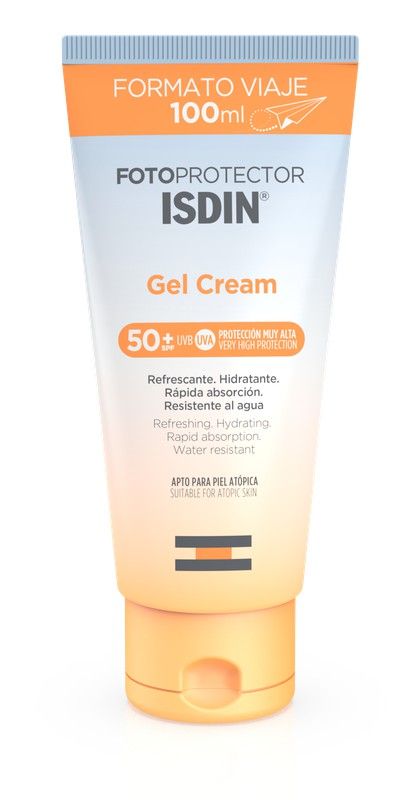 Isdin Fotoprotector Gel Crema SPF50 formato viaje 100ml