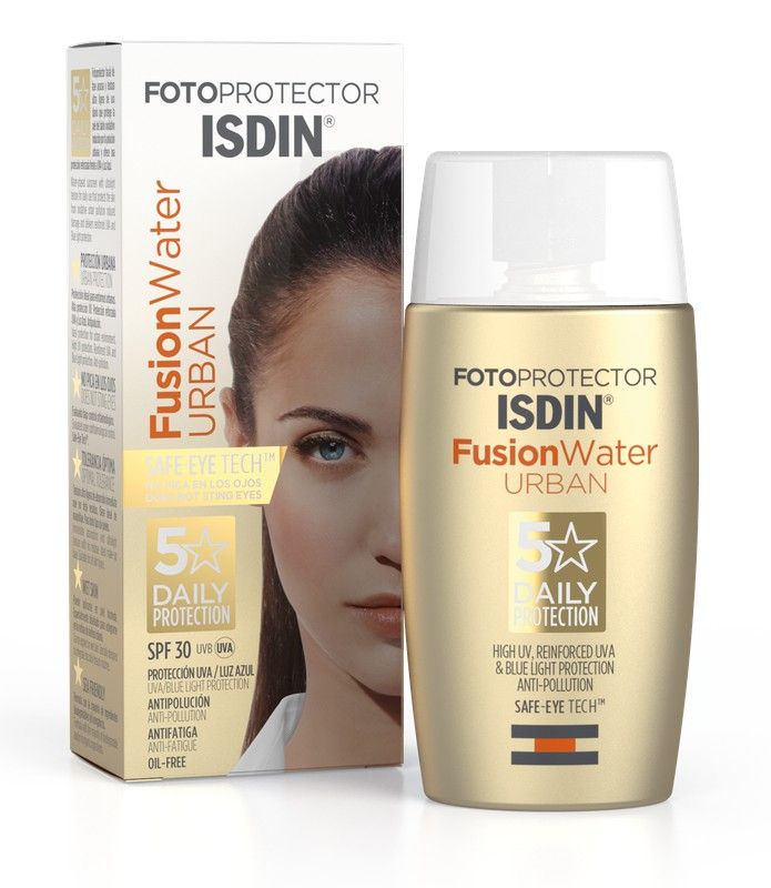 Isdin Fotoprotector Fusion Water Urban SPF30 facial antipolución