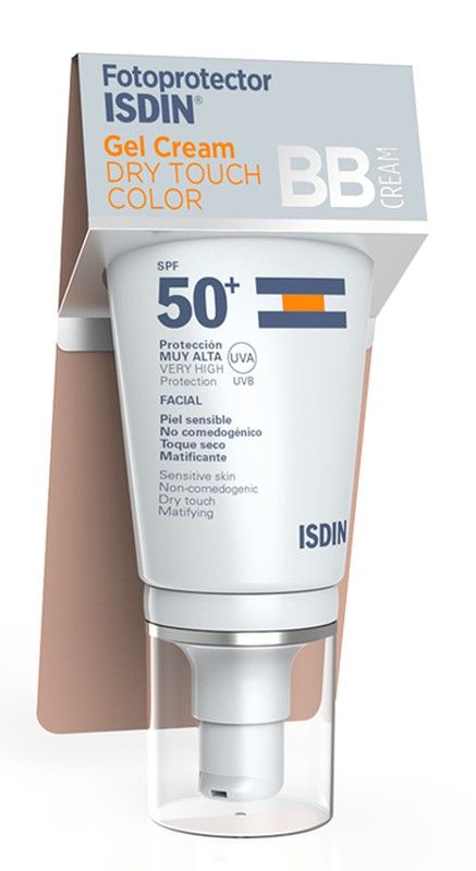 Isdin Fotoprotector Gel Cream Dry Touch Color SPF50+ piel mixta y grasa