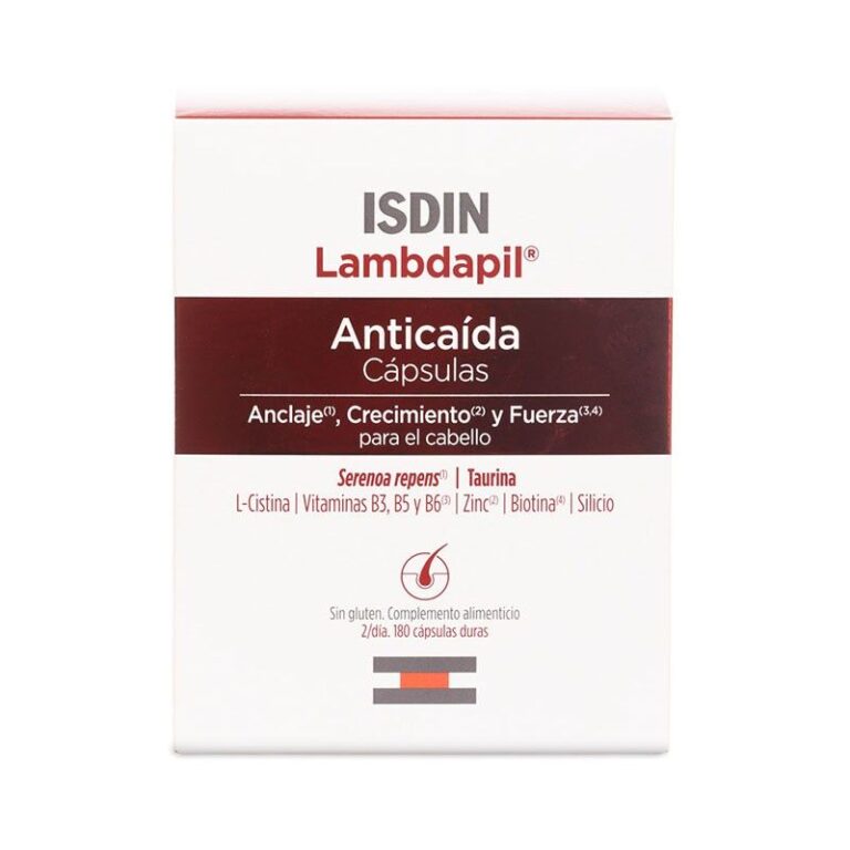 Isdin Lambdapil Anticaída 180 cápsulas complemento capilar