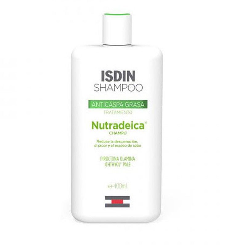 Isdin Nutradeica Champú Anticaspa Grasa 200ml cuero cabelludo