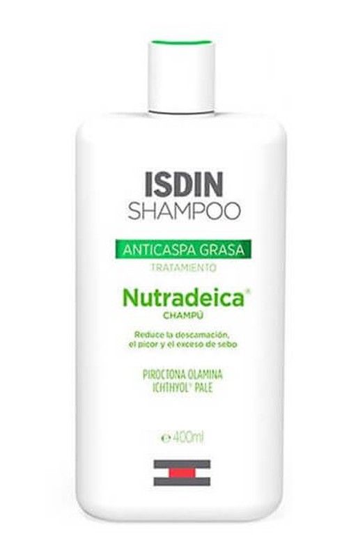 Isdin Nutradeica Champú Anticaspa Grasa 400ml - cuero cabelludo graso