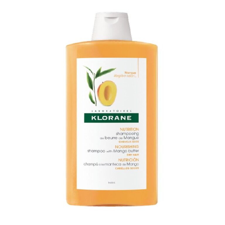 Klorane Champú a la Manteca de Mango 400ml nutritivo cabello seco