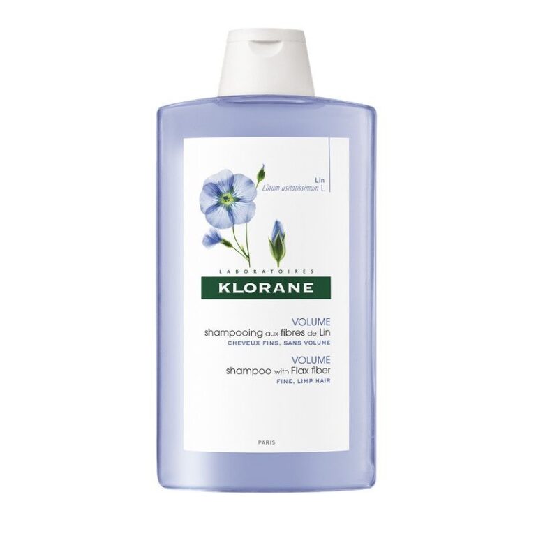 Klorane Champú Fibras de Lino 400ml – volumen para cabello fino