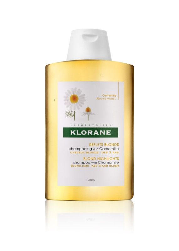 Klorane Champú al Extracto de Camomila 200ml reflejos dorados cabello rubio