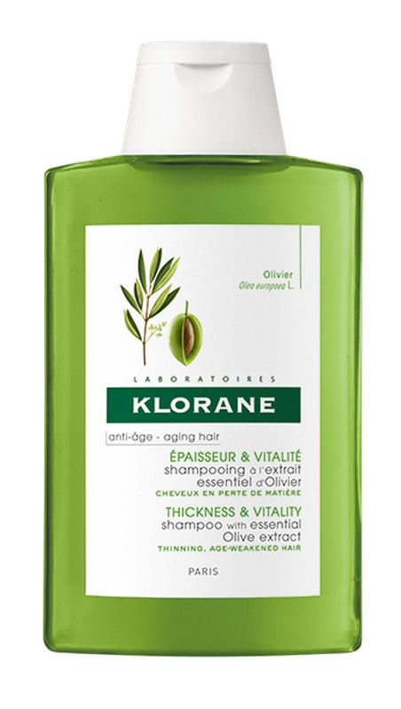 Klorane Champú Olivo 200ml – tratamiento de densidad y antiedad capilar