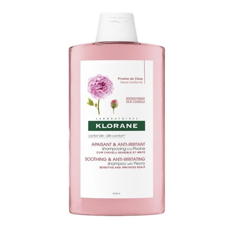 Klorane Champú Extracto Peonía 400ml sin siliconas ni parabenos