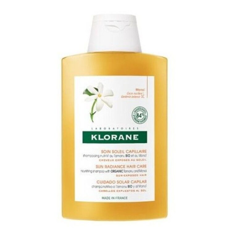 Klorane Champú Cuidado Solar Capilar 200 ml Tamanu BIO y Monoï