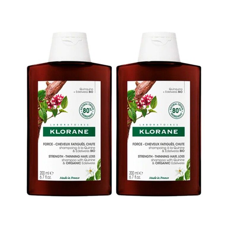 Klorane Champú Fortificante Quinina Duplo 400ml