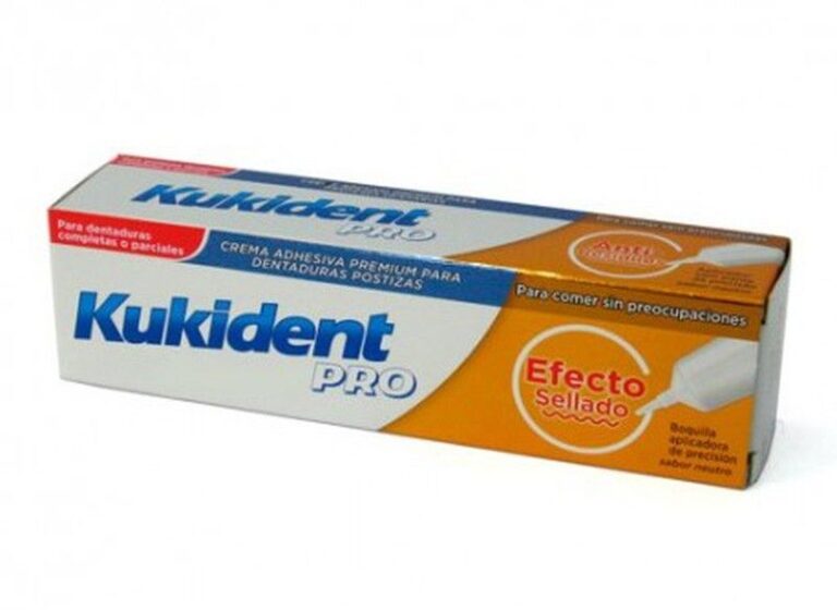Kukident Efecto Sellado y Aliento Fresco 40g crema fijadora mentolada