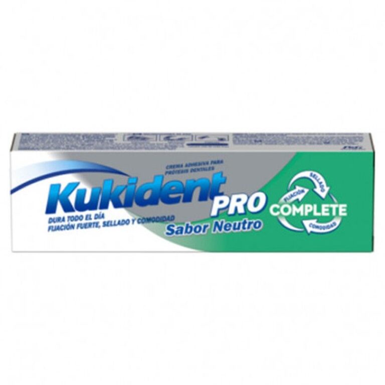 Kukident Pro Complete Sabor Neutro 47g crema adhesiva triple función
