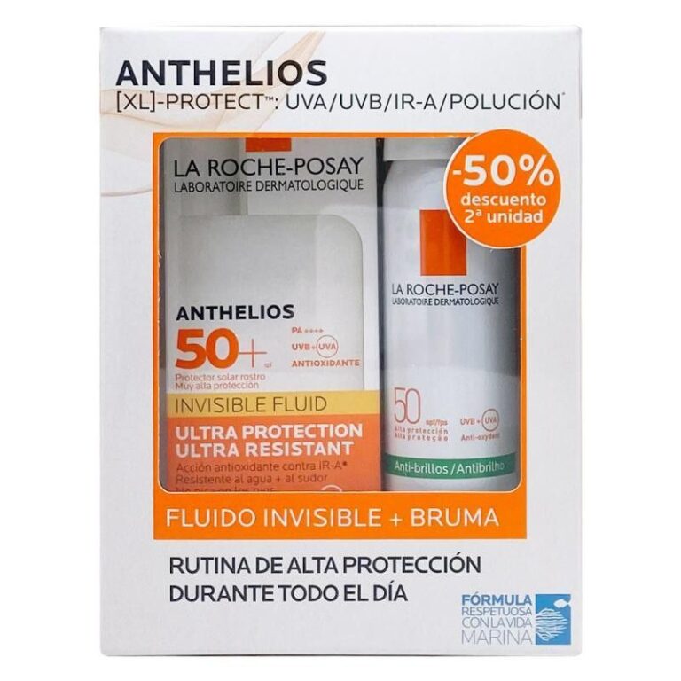 La Roche-Posay Anthelios Pack Fluido Invisible SPF50+ - pack solar rostro