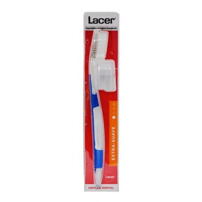 Lacer Cepillo Dental Adulto Extra Suave filamentos 0,005 y 0,004 pulgadas