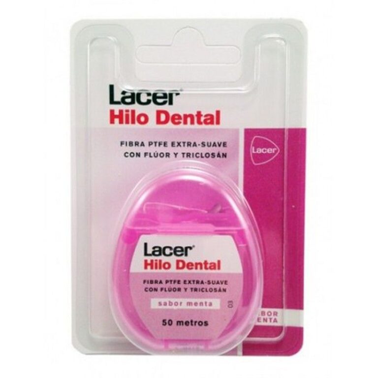 Lacer Hilo Dental Extra Suave de fibra PTFE sabor menta