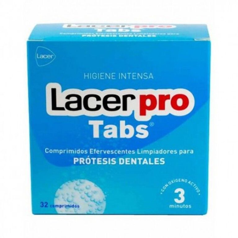 Lacer Protabs Limpieza Prótesis Dental 32 comprimidos efervescentes