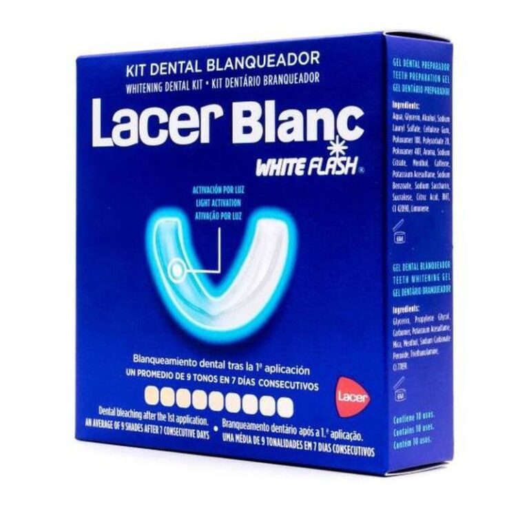 Lacer White Flash Kit blanqueador dental con férula de luz