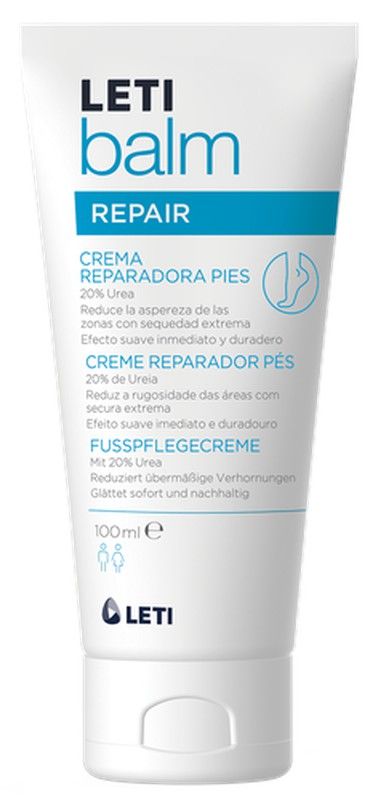 LETIbalm Crema Reparadora de Pies 100ml con 20% de urea