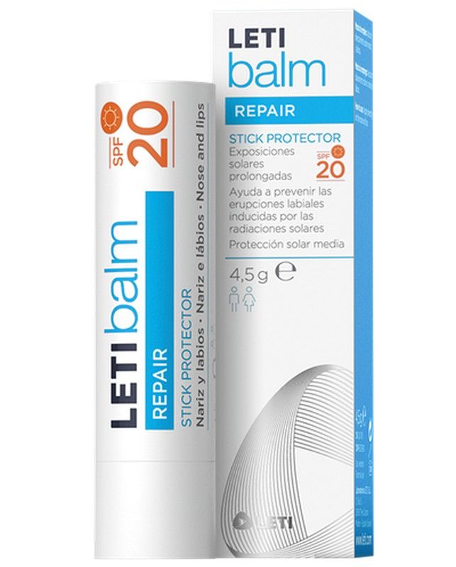 LETIbalm Stick Protector SPF20 nariz labios 4,5g