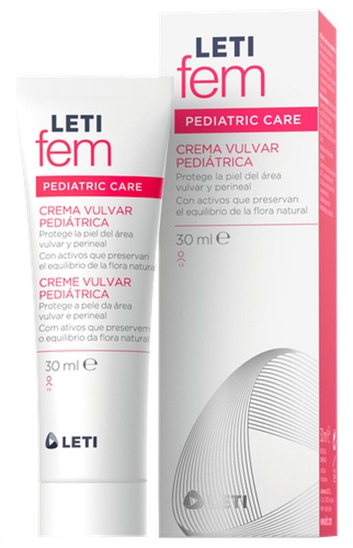 LETIfem Crema Vulvar Pediátrica 30ml para niñas, protección vulvar infantil