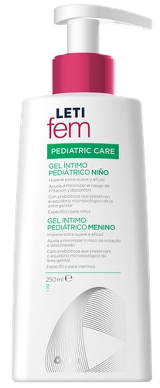 LETIfem Gel Íntimo Pediátrico para Niños 250ml, higiene íntima infantil