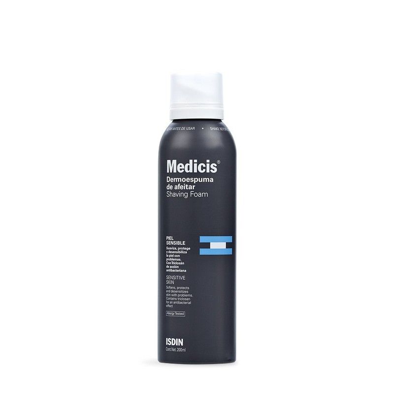 Isdin Medicis Dermoespuma Afeitar Viaje 50 ml para pieles sensibles