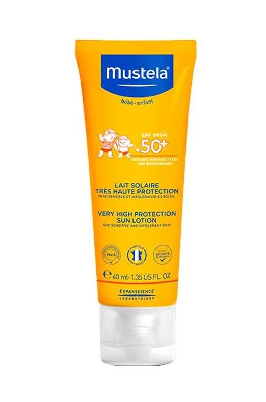 Mustela Leche Solar Niños Cara SPF50+ 40ml protección facial