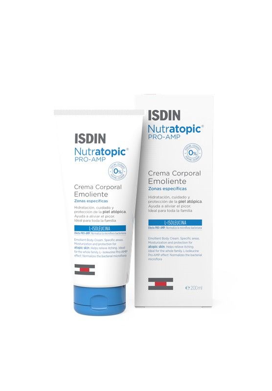Isdin Nutratopic Pro-Amp Crema Emoliente - crema corporal para piel atópica 200ml