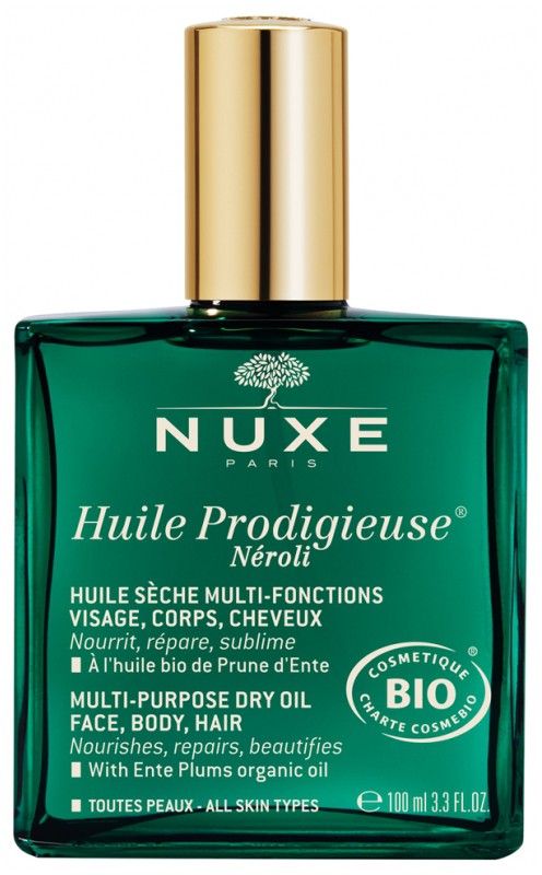 Nuxe Huile Prodigieuse Néroli 100ml, aceite seco multifunción rostro cuerpo y cabello