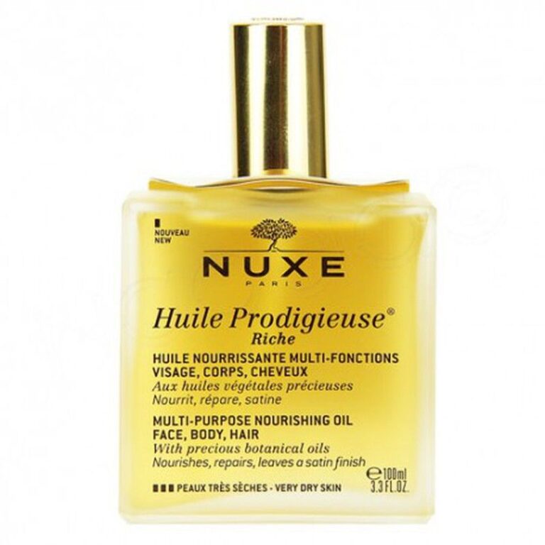 Nuxe Huile Prodigieuse Pieles Muy Secas 100ml, aceite nutritivo para piel seca o muy seca