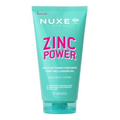 Nuxe Zinc Power Gel Limpiador Purificante para piel con imperfecciones