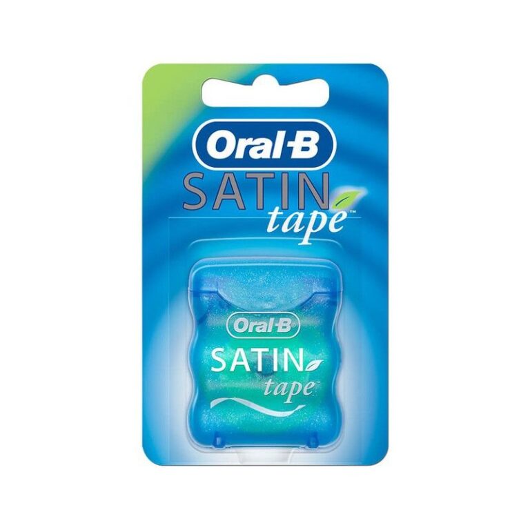 Oral-B Satin Tape Cinta Dental ancha sabor menta