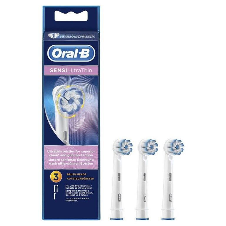 Oral-B Sensitive Recambio Cepillo eléctrico filamentos extra-suaves pack 3