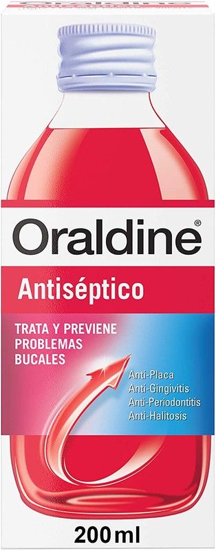 Oraldine Enjuague Bucal Antiséptico 200ml colutorio