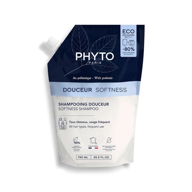 Phyto Champú Eco Douceur 750ml, uso diario familiar