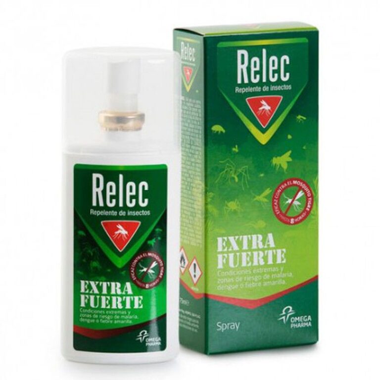 Relec Extra Fuerte Spray Antimosquitos 75ml repelente DEET 50%