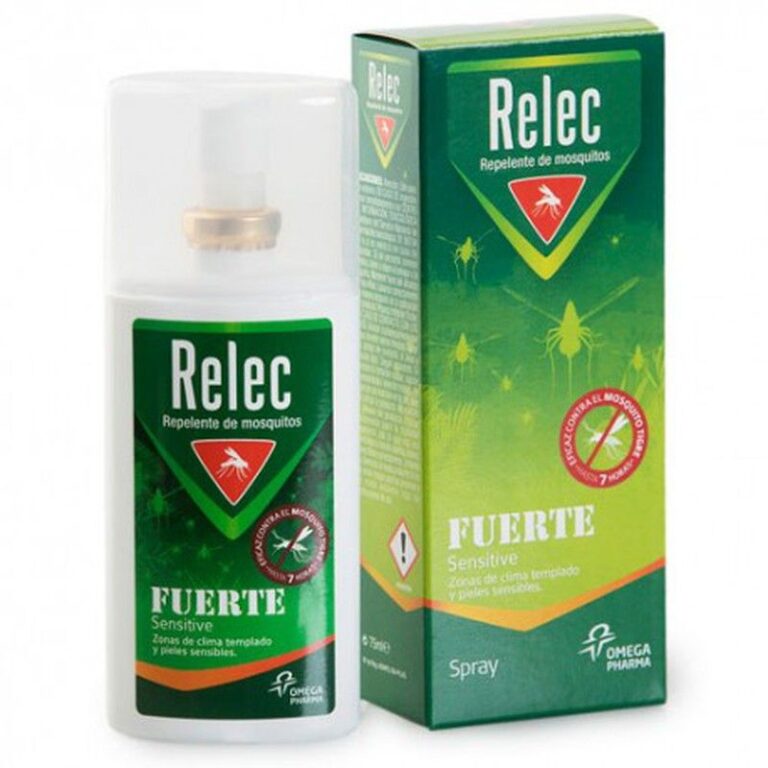 Relec Fuerte Sensitive Spray Antimosquitos con icaridina 20% 75ml