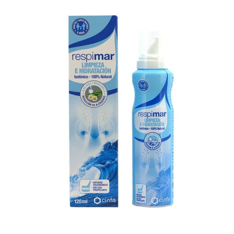 Respimar Limpieza e Hidratación 120ml spray nasal