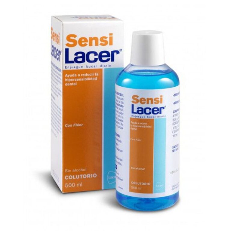 Sensilacer Colutorio 500ml para dientes sensibles con flúor 1500ppm
