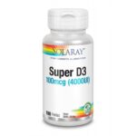 Solaray Super D3 4000UI perlas de vitamina D3