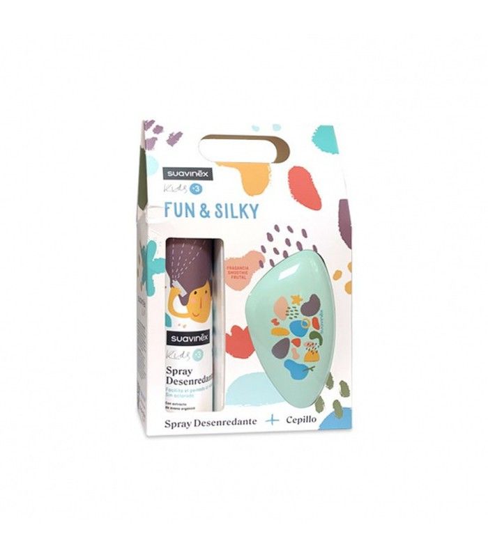 Suavinex Set Desenredante spray y cepillo infantil