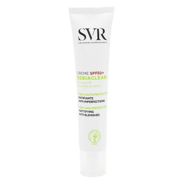 SVR Sebiaclear Crema SPF50 para piel grasa con acné