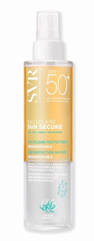 SVR Sun Secure Agua Solar SPF50+ 200ml toda la familia