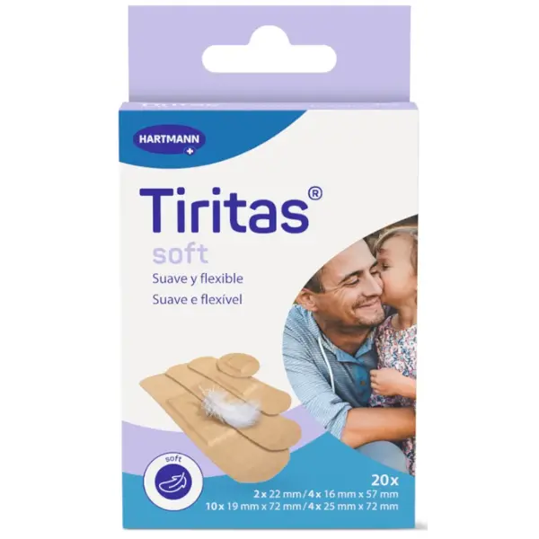 Hartmann Tiritas Soft Piel Sensible, surtido 20 unidades